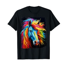 Pop Art Horse Riding Equestrian T-Shirt