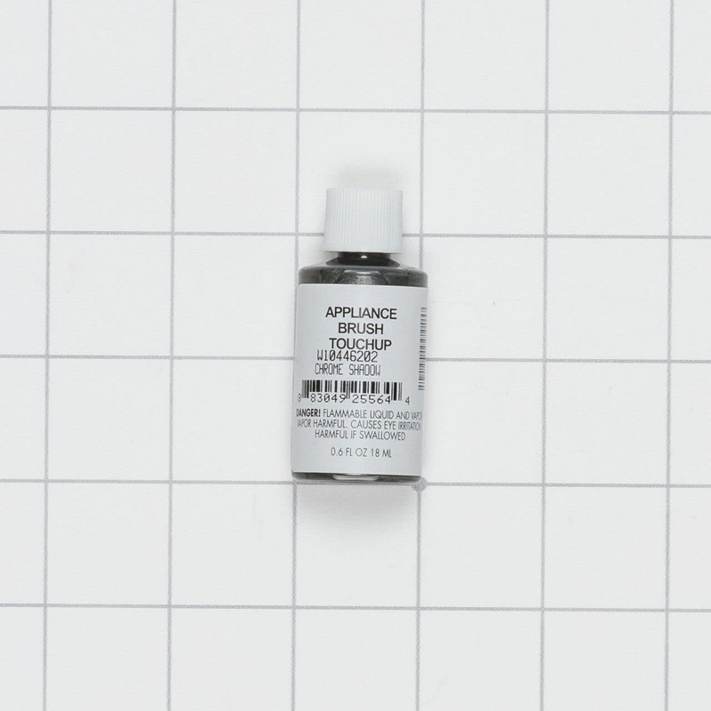 Whirlpool W10446202 Genuine OEM Touchup Paint For Appliances, Chrome Shadow