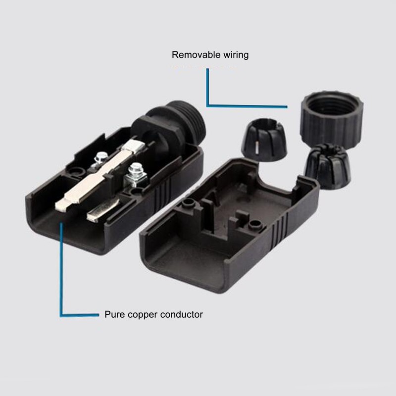 2pcs IEC320 C20 Power Socket Adapter Receptacle Connector Copper PVC