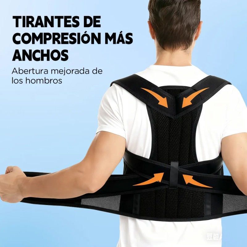 Corrector Postura Para Hombres Y Mujeres Con Placa Soporte
