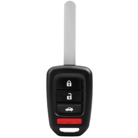 NPAUTO Key Fob Replacement Fits for 2016-2020 Honda Civic, 2016-2017 Honda Accord, Keyless Entry Remote Control Car Key Fobs (MLBHLIK6-1TA, 35118-T2A-A60, 4 Buttons, 433Mhz)