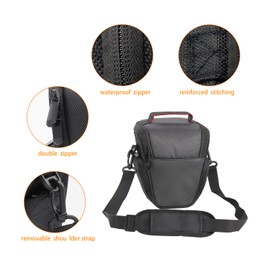 FOSOTO Camera Case Bag for Canon EOS Rebel SL1 XT XTi T5i T3i T4i T5 20D 30D 1200D,Canon PowerShot SX540 SX530 HS,Nikon D3300 D3200 D3400 D5500 D5300 D7200 D7100