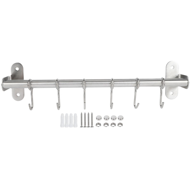 Wall Mounted Storage Shelves Pot Lid Rack Utensil Hanger Hook