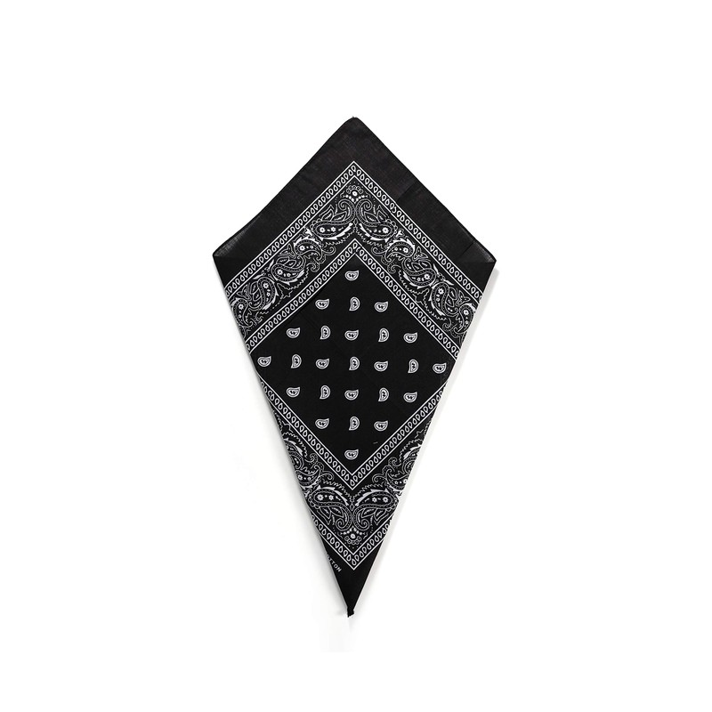 Komonee Tie Neck Ring Loop Clasp Silver Colour With Black