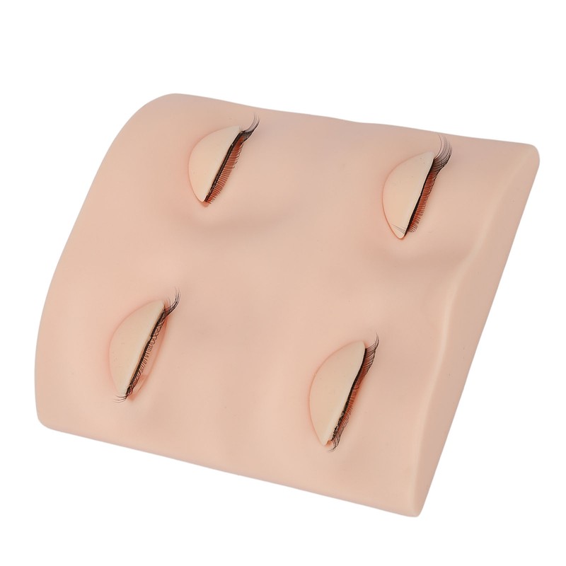 Lash Mannequin Head with with 3 Pairs Replacement Eyelids Realistic