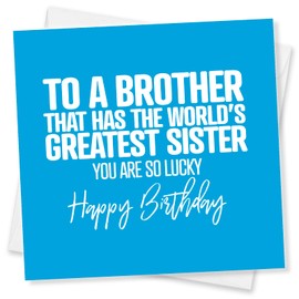 Punkcards - Brother Birthday Cards, Brother Card, Brother Birthday Cards Funny, Made in UK