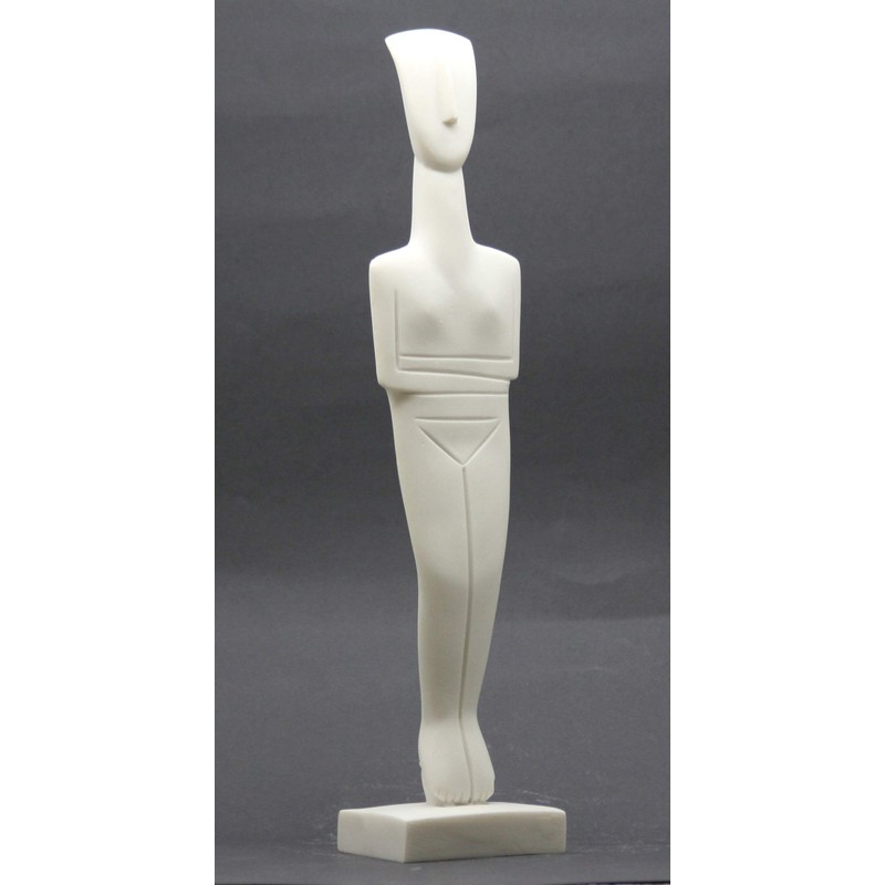 Cycladic Figurine Idol Greek Art Statue Sculpture Museum Copy Cast