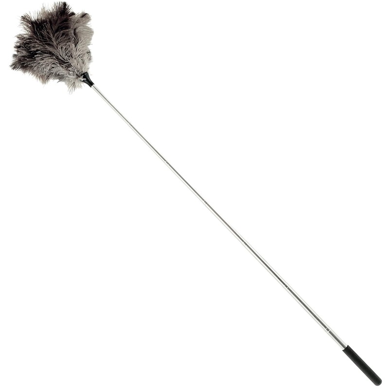 DJAPWPX Extendable Ostrich Feather Duster with Nonslip Handle, Retractable Feather