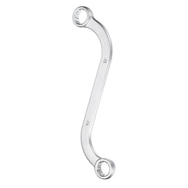 HARFINGTON S-Style Box Wrench Metric 16mm x 17mm 12-Point CR-V Double End S-Shaped Ratcheting Wrench S Box Wrenches Tools for Repairs