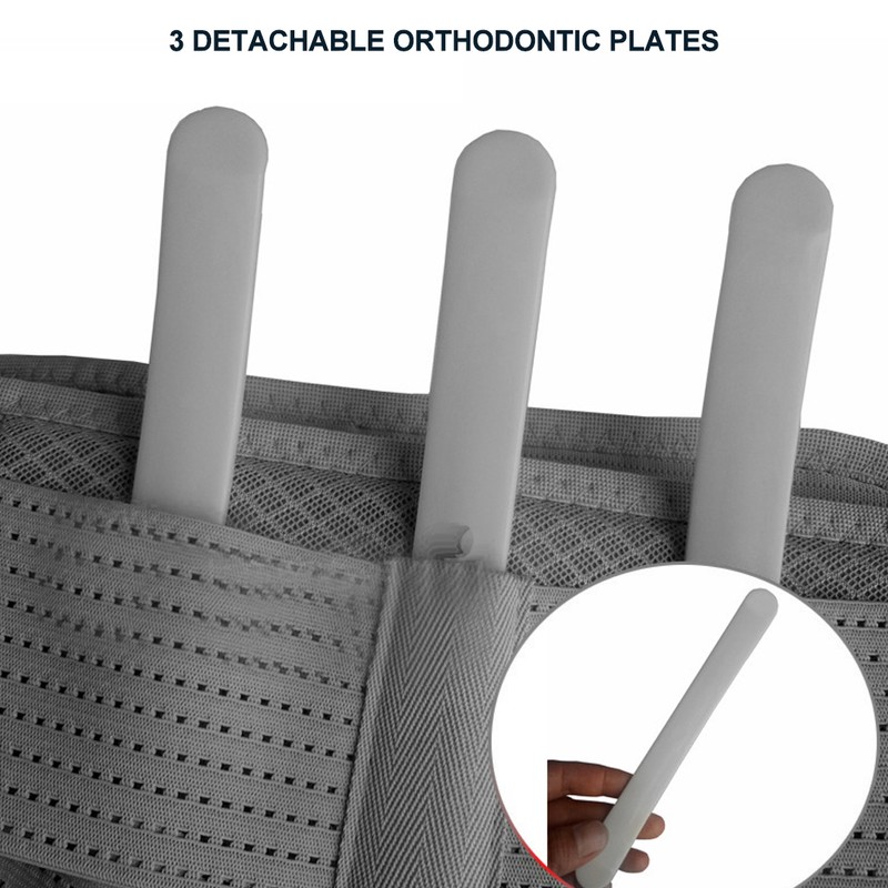 Magnetic Lumbar Support Belt Unisex Breathable Waist Lumbar Correction BraceGray