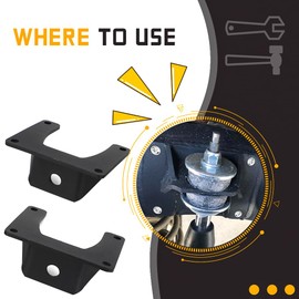 AUTOVIC Rear Outboard Shock Mount Repair Kit for Toyota 4Runner 1996-2002 Anodized 35 Steel Base Sport Repair Brackets Car Shock Absorber Suspension Bracket Struts Mount