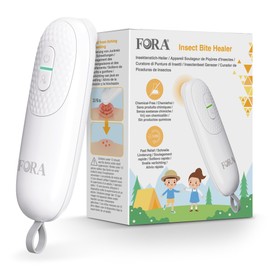FORA Insektenstichheiler – Elektrischer Hitzestift gegen Juckreiz & Schwellungen | Sicher für Kinder ab 3 | Chemiefrei | Tragbar & batteriebetrieben | Bis zu 300 Anwendungen