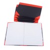 A4 Size Stylish Black & Red Waterproof Notebook, 68 Pages