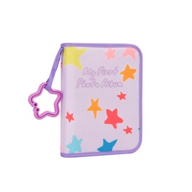 Baby Photo Book Holds 21 4x6 Photos, My First Photo Book for Baby or Toddlers,Baby Photo Album Soft Cloth Family Book, Cute Book Gift for Babies Shower Newborns Family Photos (Purple)