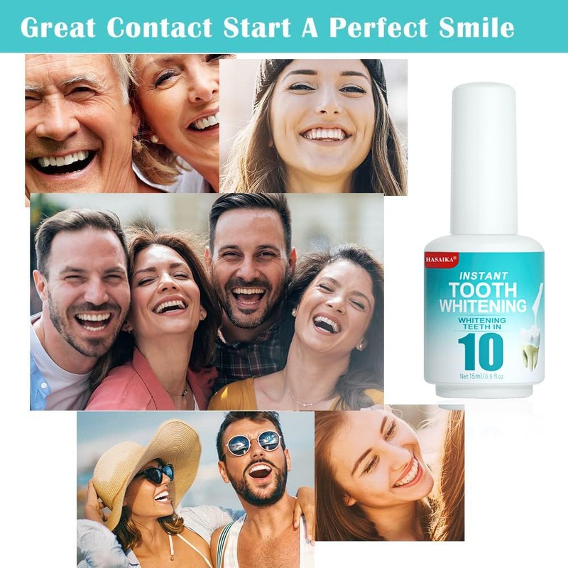 HASAIKA® Vernice per denti, Gel per Denti Delicato, Vernice Sbiancante