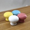 Zerniple Blue Round Ceramic Handle Pull Door knobs Cabinet Handles