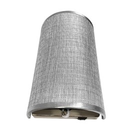 Dream lighting RV LED Light Fixture Interior Dinette Kitchen Wall Decorative Lamp-Silver Gray Shade, Brushed Nickel Finish, 12Volt 5.6W 3500K White Lighting, with Switch (1 Light)