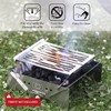 Oxford FirePit Grill for Compact Flat-Pack FirePit Barbecue, Stainless Steel