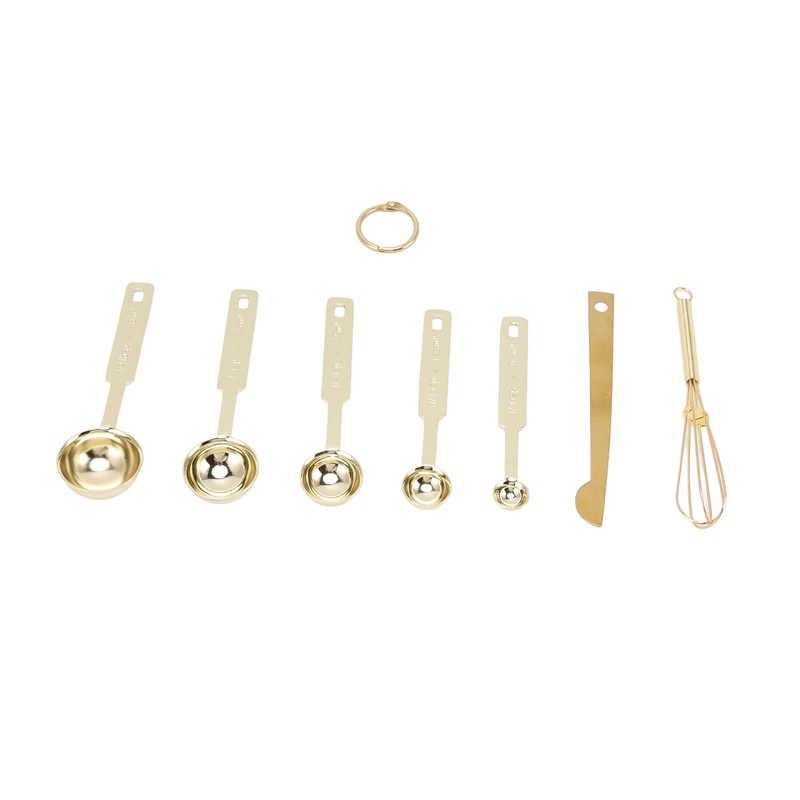 Measuring Spoons 7 in 1 Stainless Steel Stackable Design Multifunction