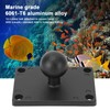 1 Inch Ball Mount Universal Aluminum Alloy AMPS Square Plate