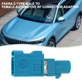 eMagTech 2pcs Fakra Z Adapter Male to Female Connector for Automotive Telematics GPS Radio Systems Antenna Applications Water Blue