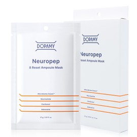 DOPAMY Neuropep 8R Ample Mask, Sheet Mask, Individually Packaged, Face Mask, Niacinamide, Retinol, Vitamins, Hyaluronic Acid, CICA, Korean Cosmetics, Skin Care