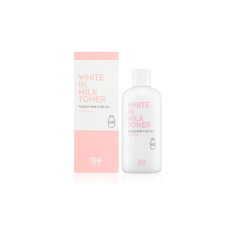 G9skin White In Milk Toner 300ml Momento de aplicación Día/Noche