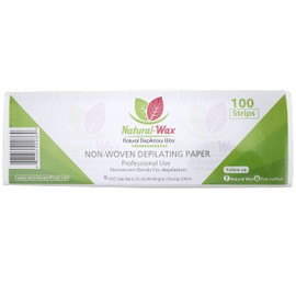 Natural Wax Depilating Paper - Effortlessly Achieve Smooth Skin - Gentle and Versatile Depilatory Wax Strips - Waxing Paper for Hair Removal at Home