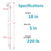 Large Zip Ties 18 inch, 50 Pack, Long Zip Ties