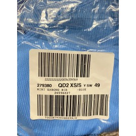 Victoria's Secret New NWT VICTORIAS SECRET CAPRI BLUE RIBBED BIKINI Sarong QD2 Cover Up Skirt XS/S