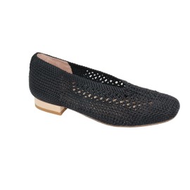 Eric Michael Women's Olivia Slide on low heeled slip in Shoe(Black/EU:39 USA:8-8.5)