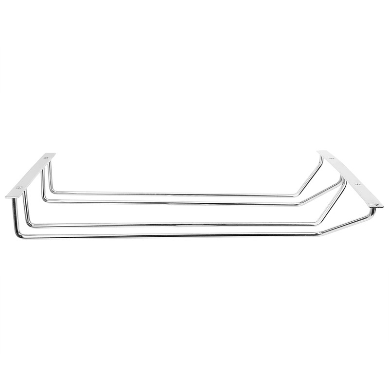 35cm Double Row Stainless Steel Wine Glass Rack Holder Hanging