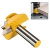 Mesee 3 Pieces 45 Degree Lock Miter Router Bit Set,