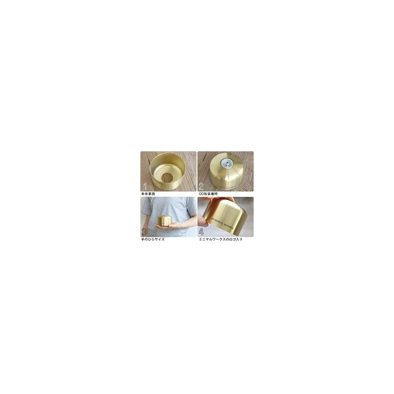 [Minimal Works] GAS CANISTER MASK 3.9 oz (110 g)