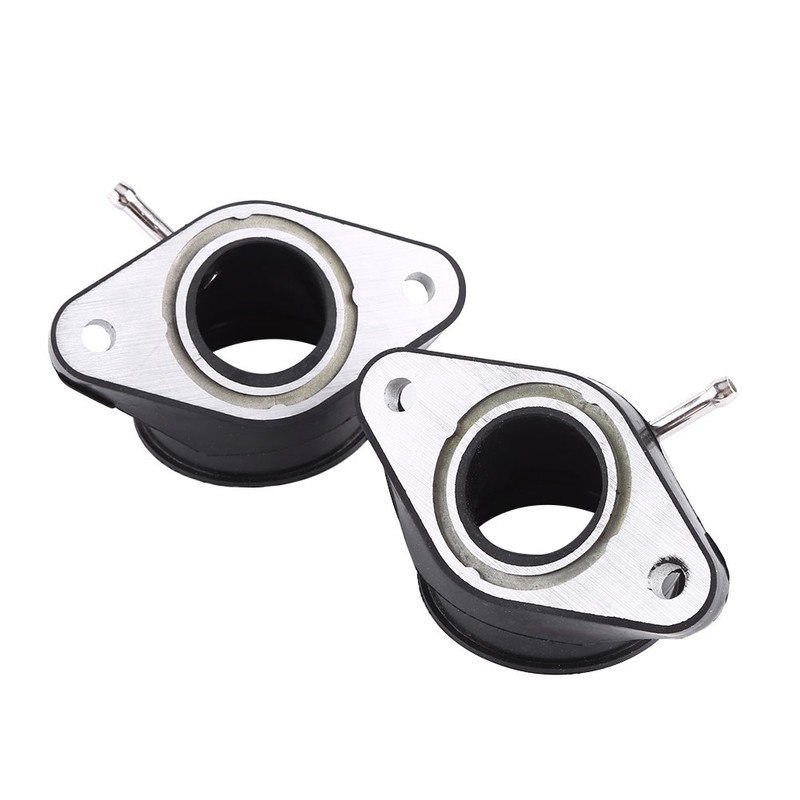 MUNEFE Adapter, Carburetor, 2 x Motorcycle Intake Carburetor Connector Connector
