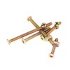 50pcs 1/4-20" Baby Bed Hardware Replacement Kit, Zinc Plated Hex