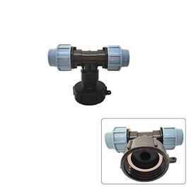 SUPERTOOL IBC Tank Adapter S60X6 for Water Hose, Suitable for IBC Output 25 mm