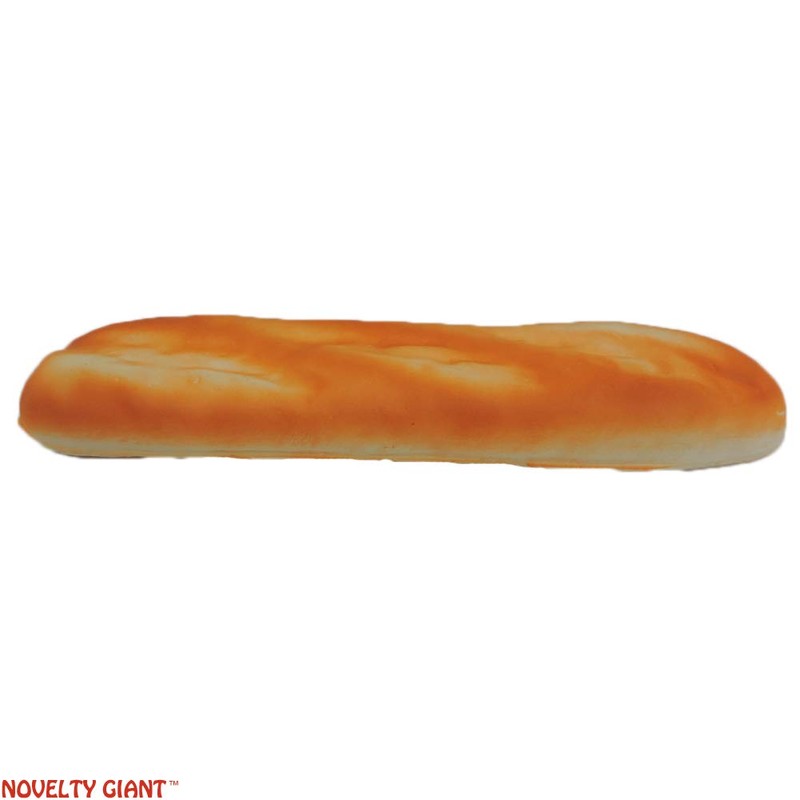 Fake French Baguette Loaf Squeezable Foam Bread 2 PK