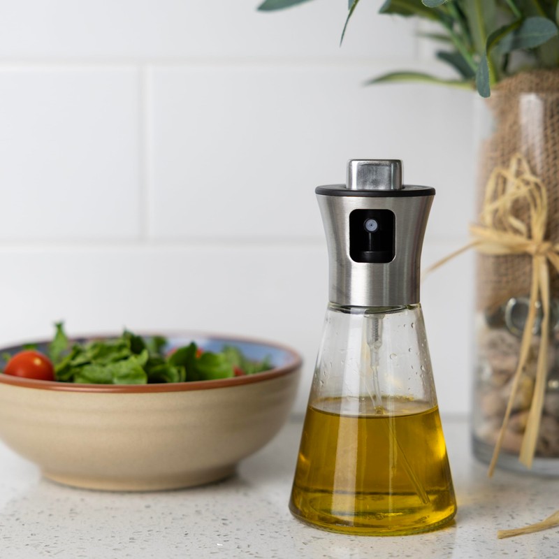 Fox Run Olive Oil Sprayer, 200 ml/6.7 ounce Glass Oil