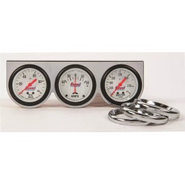 Summit Racing Gauge Kit Analog Console 2 5/8" Water Temperature Oil PSI Ammeter
