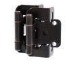 DecoBasics 20 Pack Oil Rubbed Bronze Cabinet Hinges for Cabinet