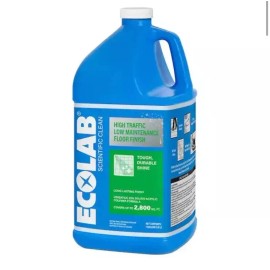 Ecolab 1 Gal. High Traffic Low Maintenance Floor Finish Case of 4