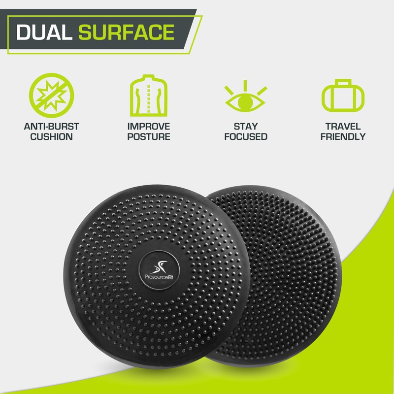 ProsourceFit Core Balance Disc Trainer, 14” Diameter with Pump for