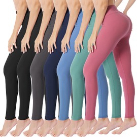 VALANDY Leggings for Women Pack -Yoga Dress Pants High Waisted Tummy Control Workout Athletic Butt Lift Leggings