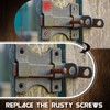 Hicarer 48 Pcs Oil Rubbed Bronze Wood Screws 9 x
