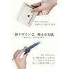 SUMIME Mini Wallet, Genuine Leather, Women's, Bi-Fold, Thin, Lightweight, Compact,
