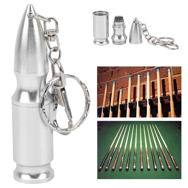 Metal Billiards Cue Tip Repair Tool Snooker Pool Shaper Burnisher