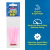 C&H Lures Pearl Baby Lure, Pink/Pearl Tinsel Skirt, 3/4 oz