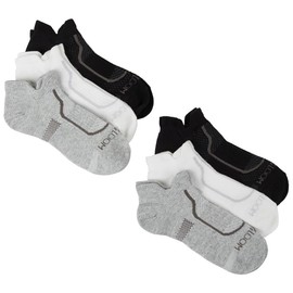 Fruit of the Loom Womens 6-pk. No Show Tab Sport Socks 1 Black multi
