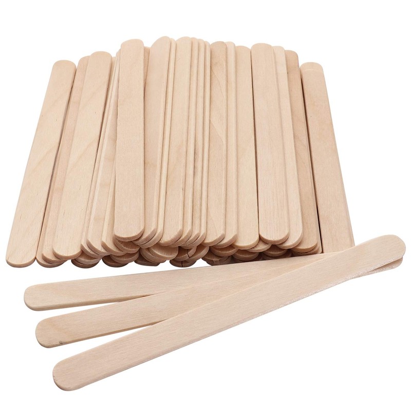 Xujia Small All Natural Wax Applicator Sticks 4 Inch (Pack